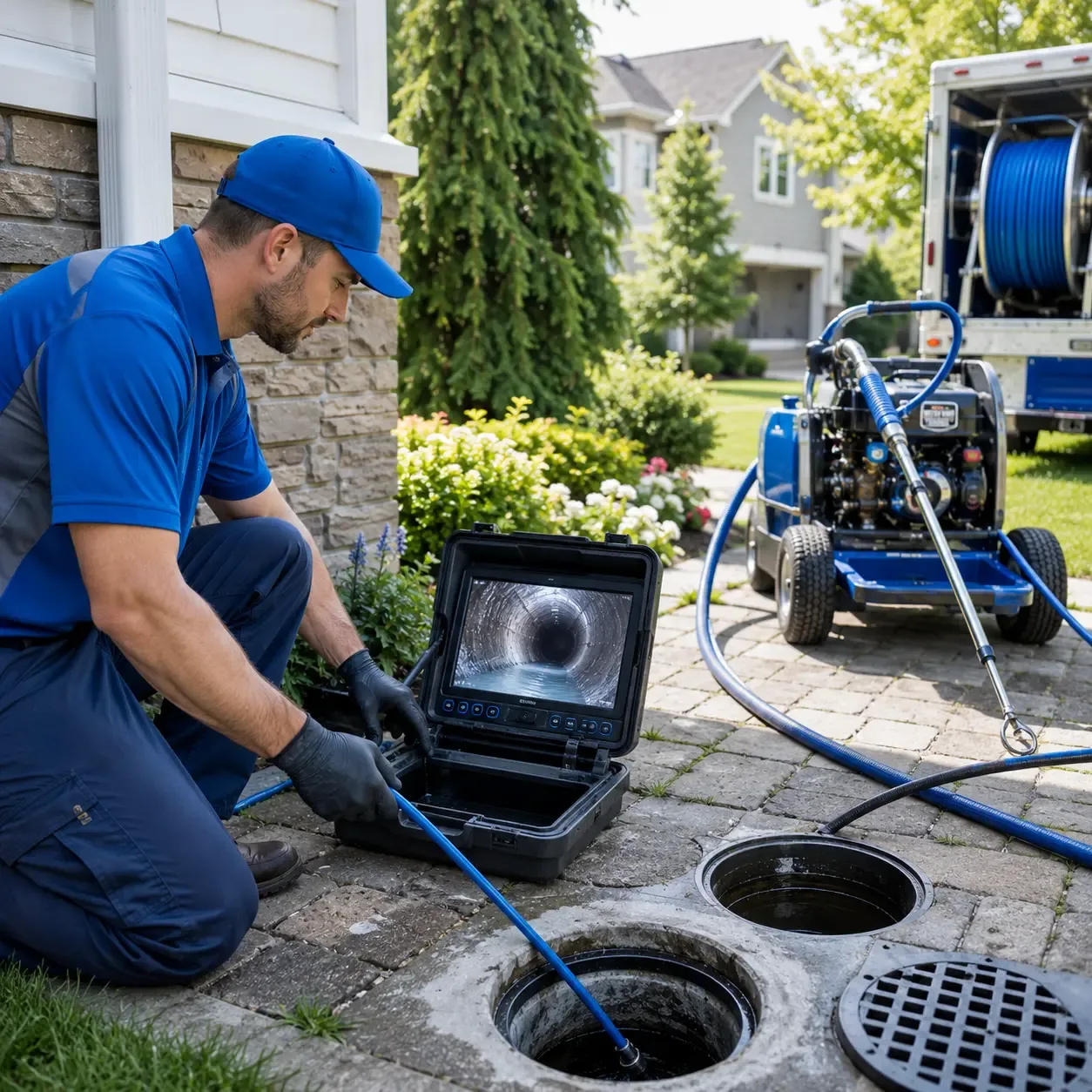 Outdoor drain cleaning professionals serving Ellisville, IL