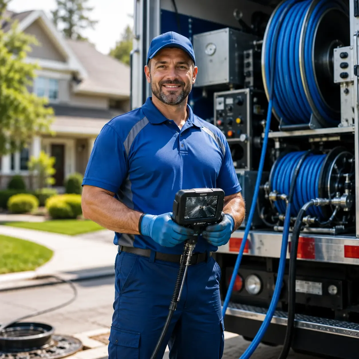 Local outdoor drain cleaning specialists in Ellisville, IL